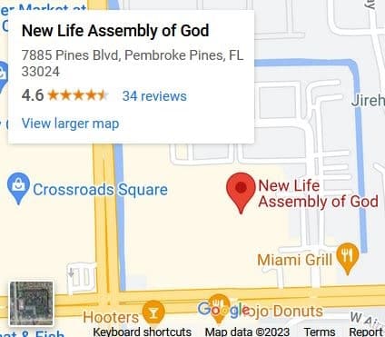 Google Map of Church Location